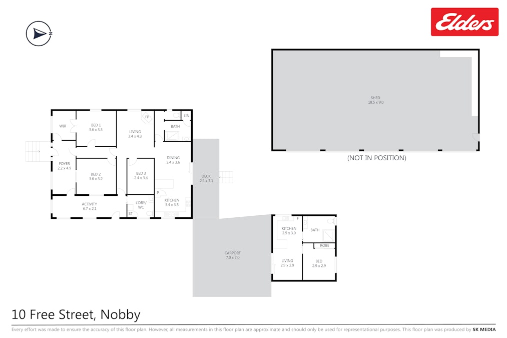 10 Free Street, Nobby, QLD, 4360 - Floorplan 1