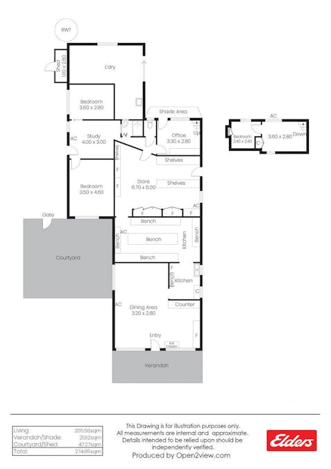 7 Market Square, Burra, SA, 5417 - Floorplan 1