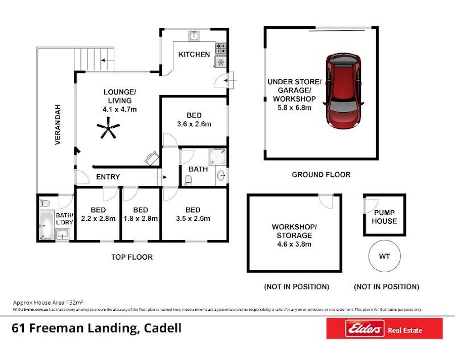 61 Freemans Landing Road, Cadell, SA, 5321 - Floorplan 1
