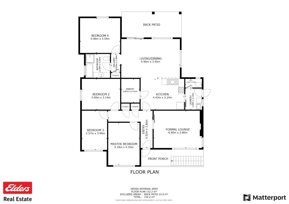 19 Ashby Terrace, Viveash, WA, 6056 - Floorplan 1