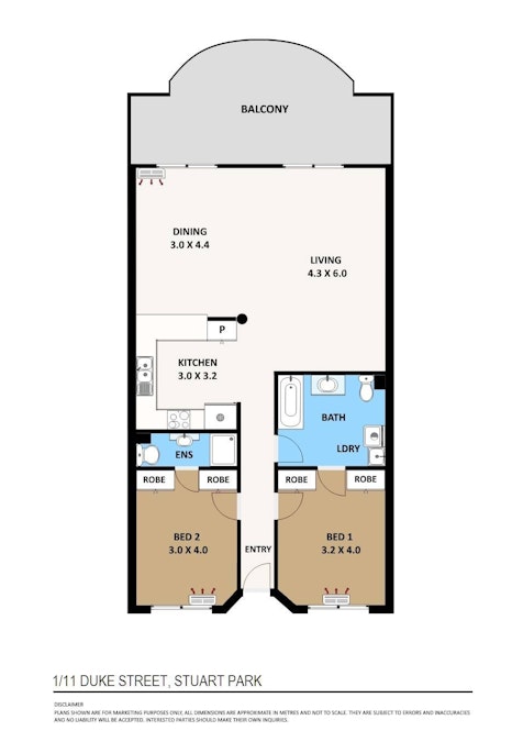 1/11 Duke Street, Stuart Park, NT, 0820 - Floorplan 1