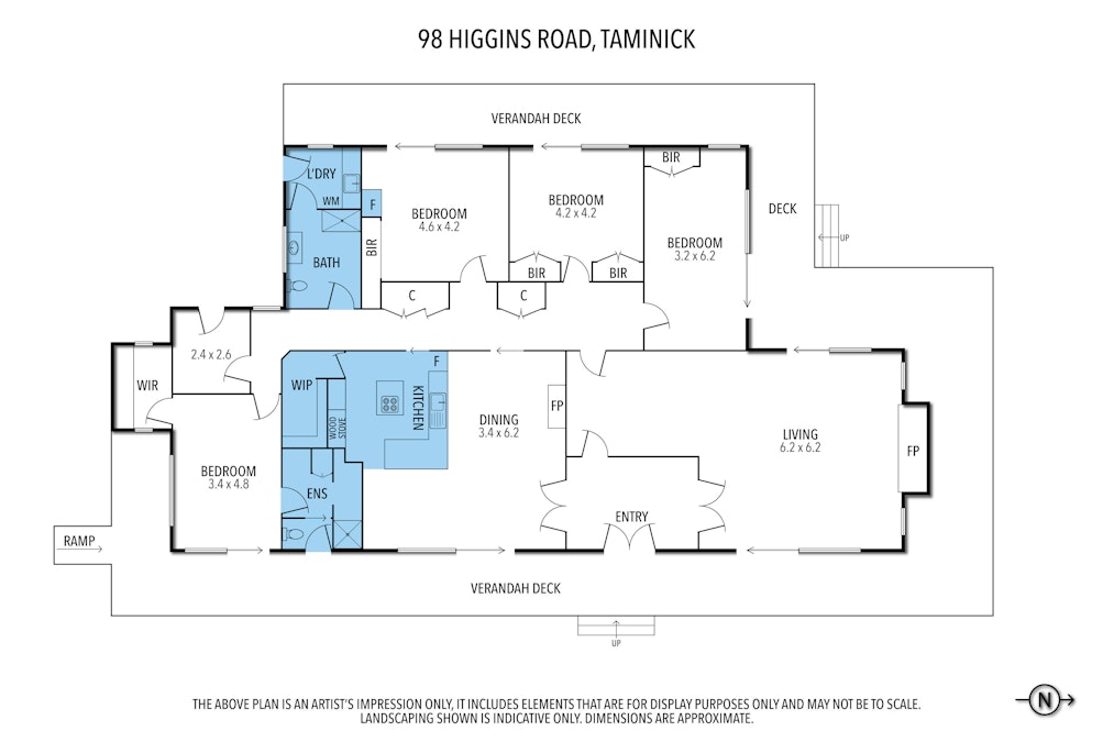 98 Higgins Road, Taminick, VIC, 3675 - Floorplan 2