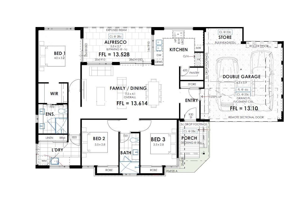 47B Paris Road, Australind, WA, 6233 - Floorplan 1