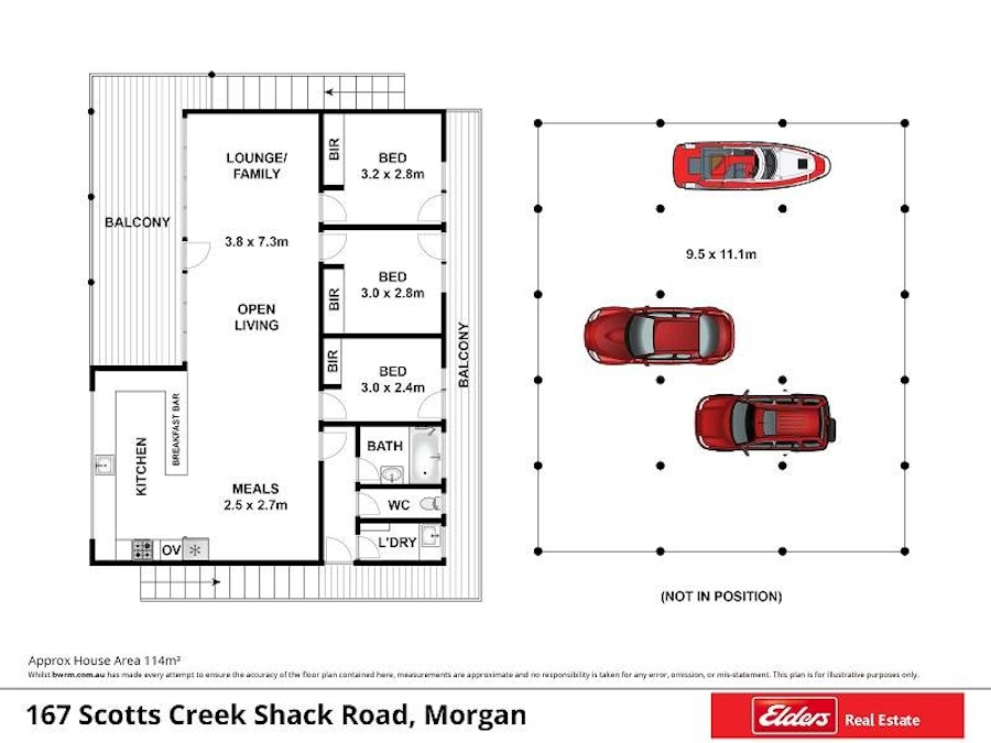 Lot 167 Scotts Creek Shack Road, Morgan, SA, 5320 - Floorplan 1