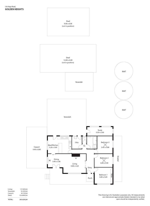 176 Virgo Road, Golden Heights, SA, 5322 - Floorplan 1