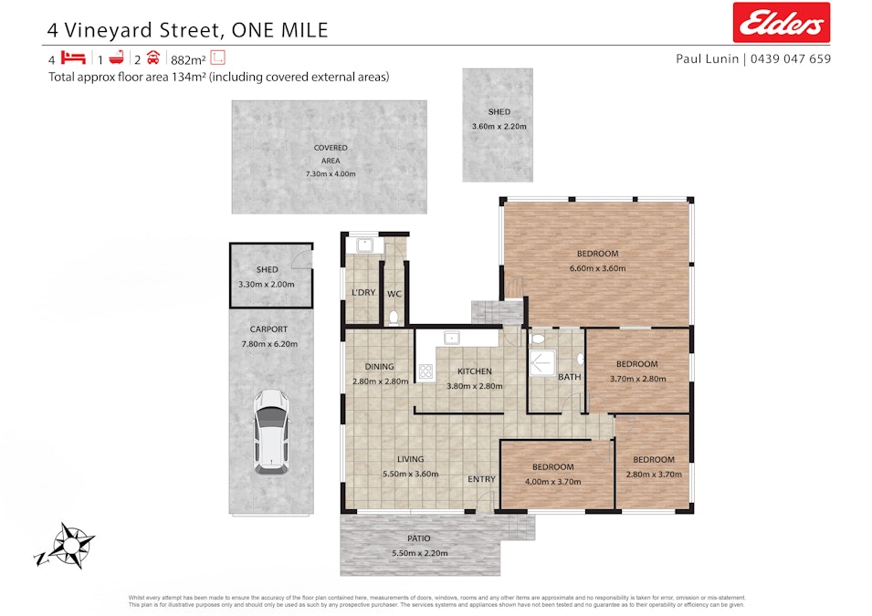 4 Vineyard Street, One Mile, QLD, 4305 - Floorplan 1