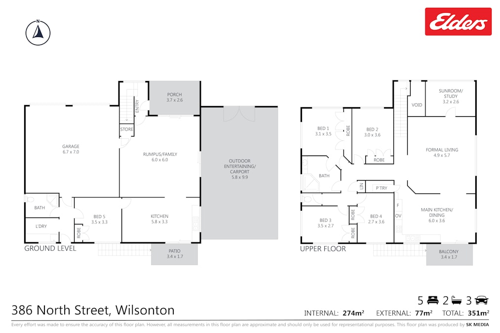 386 North Street, Wilsonton, QLD, 4350 - Floorplan 1