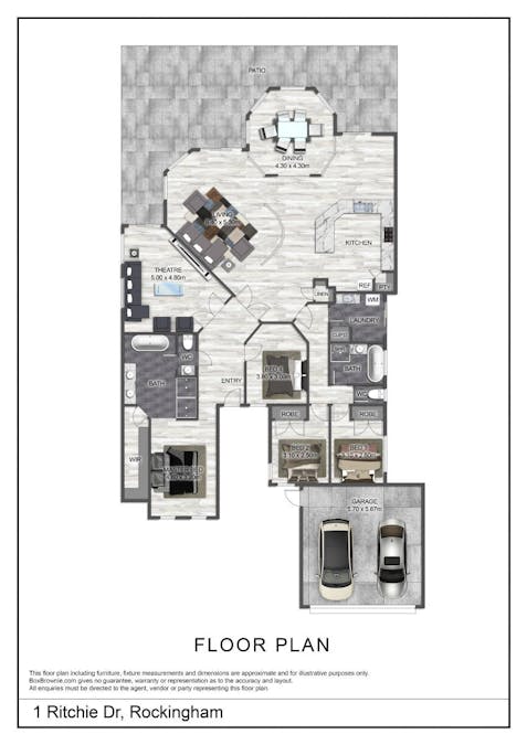 1 Ritchie Drive, Rockingham, WA, 6168 - Floorplan 1