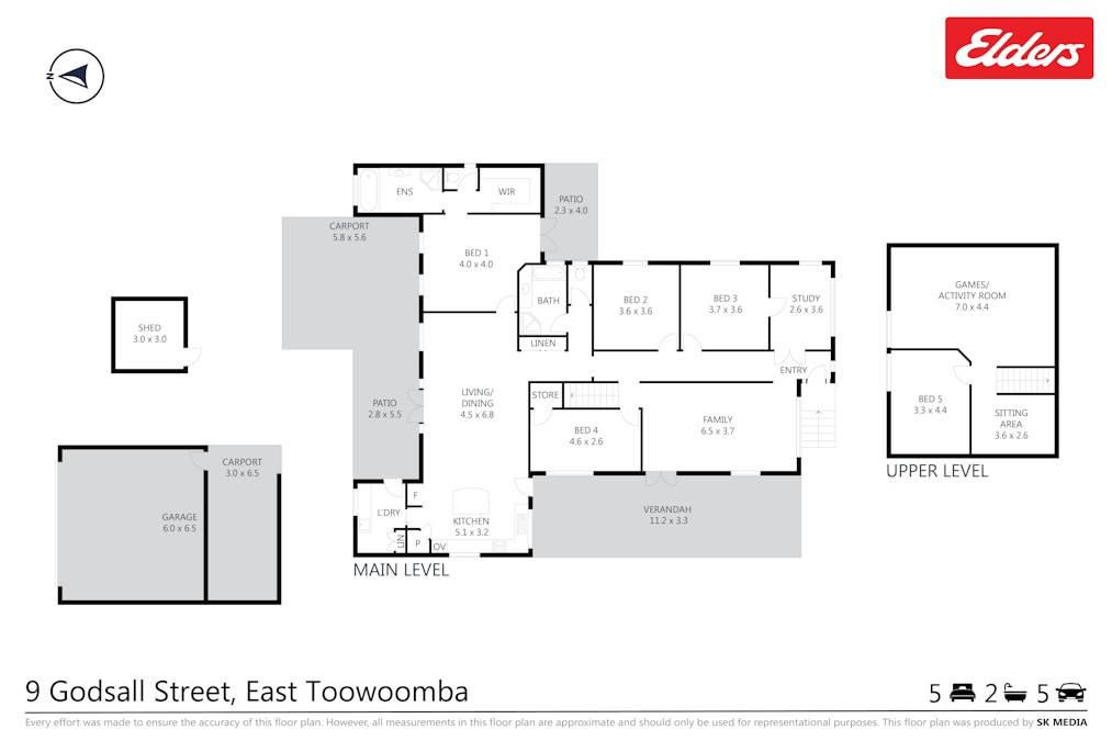 9 Godsall Street, East Toowoomba, QLD, 4350 - Floorplan 1