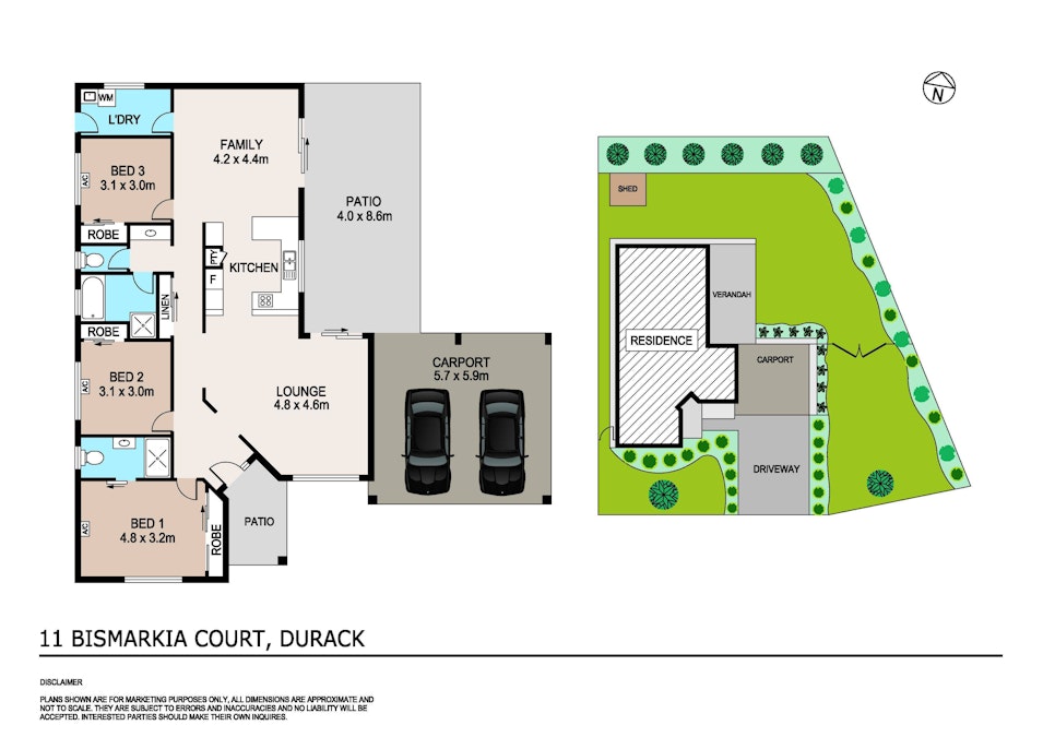 11 Bismarkia Court, Durack, NT, 0830 - Floorplan 1