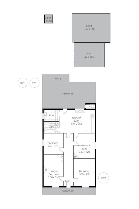 11 Sixth Street, Orroroo, SA, 5431 - Floorplan 1