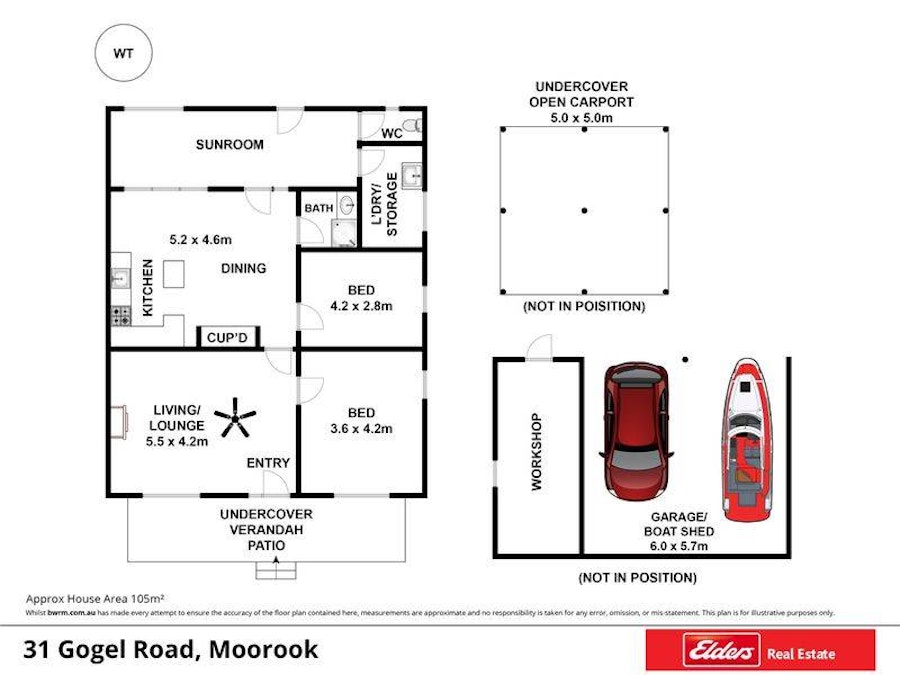 31 Gogel Road, Moorook, SA, 5332 - Floorplan 1