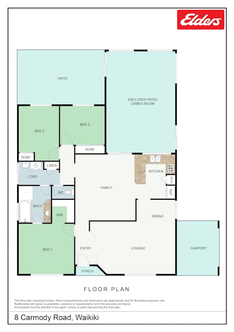 8 Carmody Road, Waikiki, WA, 6169 - Floorplan 1