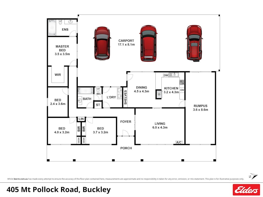 405 Mount Pollock Road, Buckley, VIC, 3240 - Floorplan 1