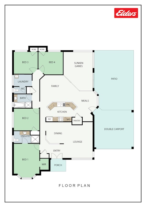 21 Summer Hill Place, Warnbro, WA, 6169 - Floorplan 1