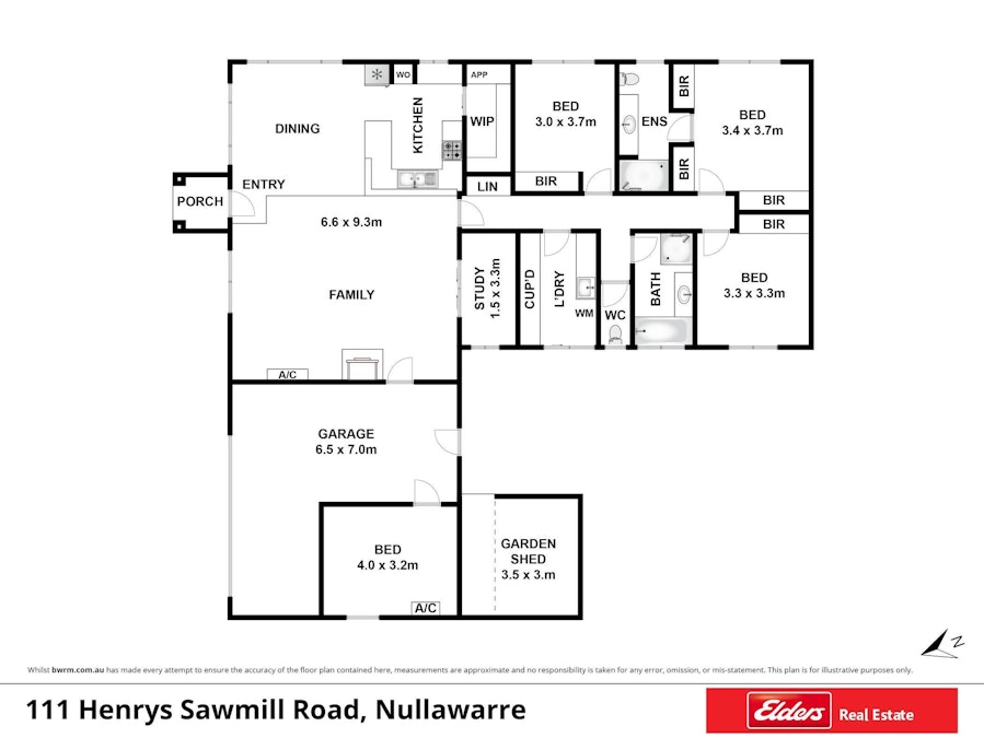 111 Henrys Sawmill Road, Nullawarre, VIC, 3268 - Floorplan 1