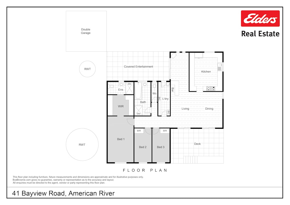 41 Bayview Road, American River, SA, 5221 - Floorplan 1