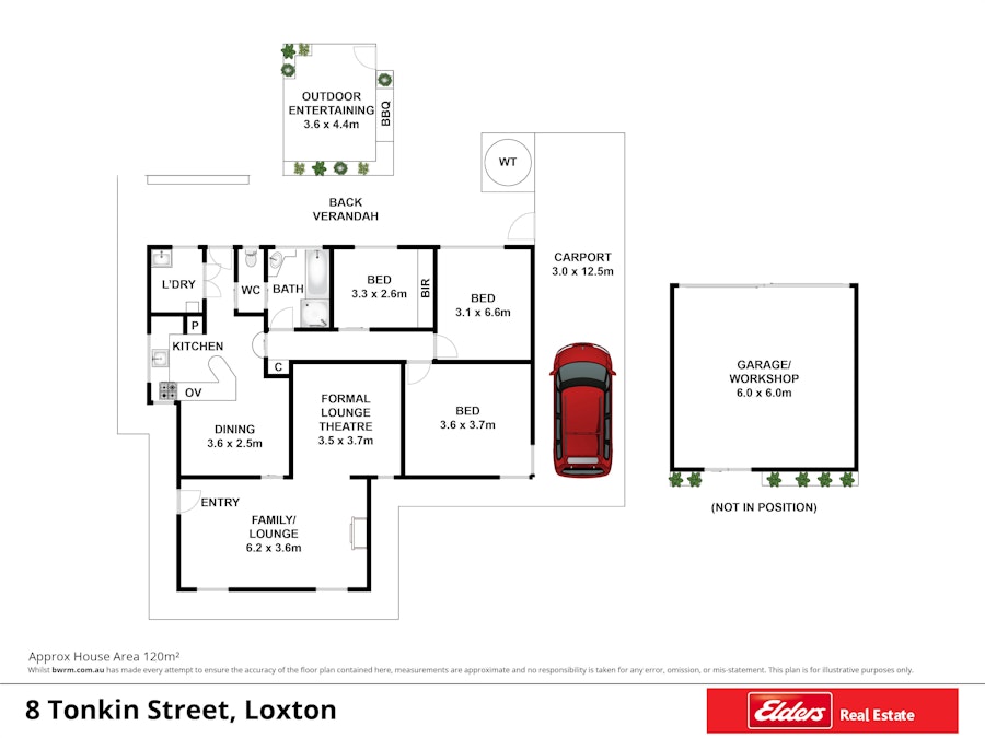 8 Tonkin Street, Loxton, SA, 5333 - Floorplan 1