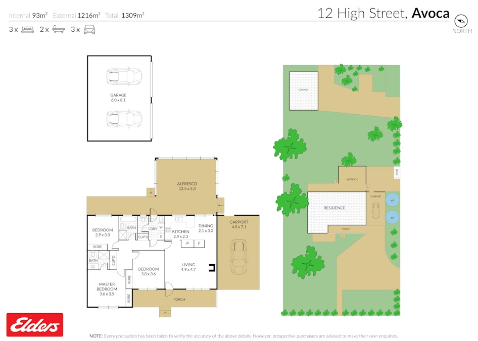 12 High Street, Avoca, VIC, 3467 - Floorplan 1