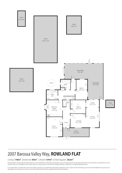 2007 Barossa Valley Way, Rowland Flat, SA, 5352 - Floorplan 1