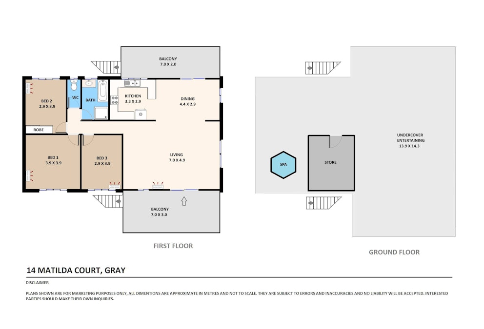 14 Matilda Court, Gray, NT, 0830 - Floorplan 1