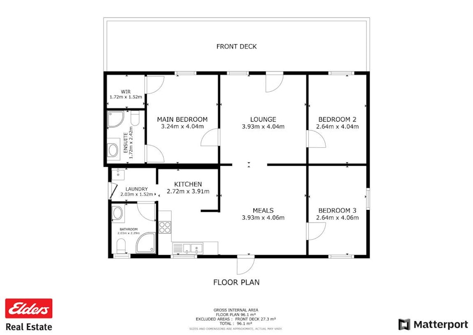 35 Lockyer Avenue, Northam, WA, 6401 - Floorplan 1