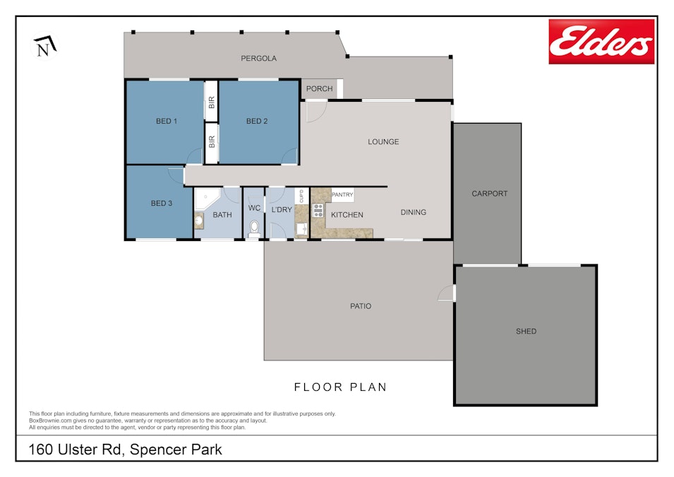 160 Ulster Road, Spencer Park, WA, 6330 - Floorplan 1