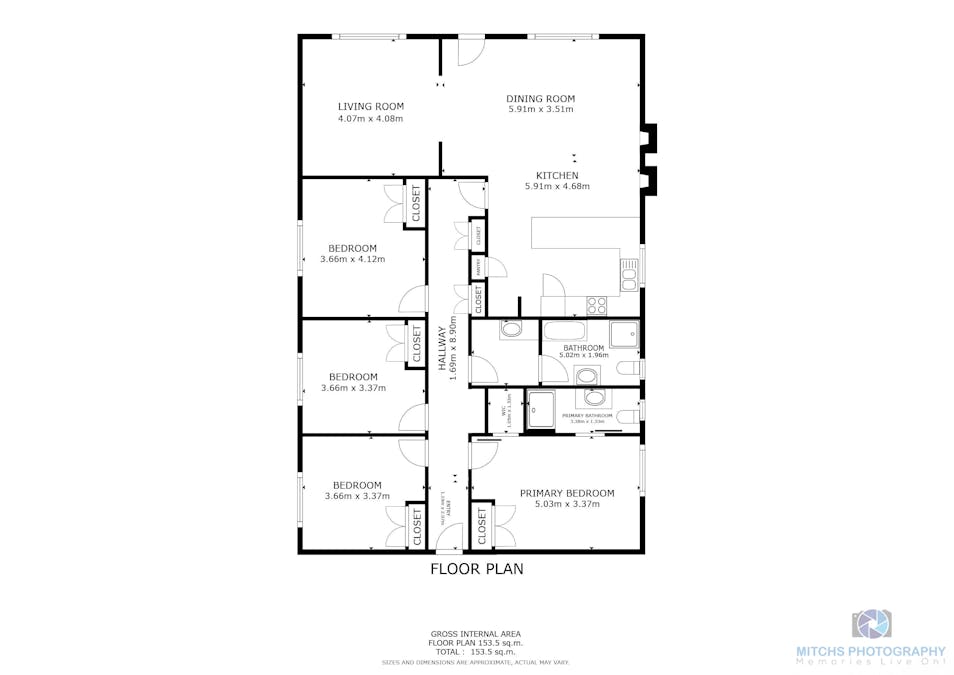 15 Fraser Street, Culcairn, NSW, 2660 - Floorplan 1