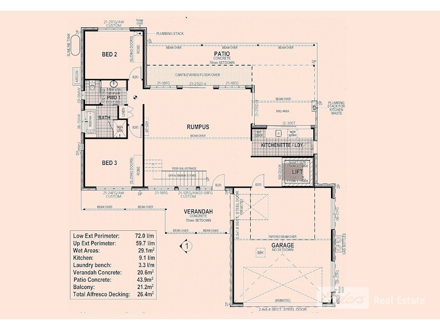 6 Maddison Court, Robe, SA, 5276 - Floorplan 1