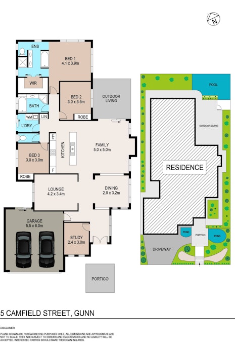 5 Camfield Street, Gunn, NT, 0832 - Floorplan 1