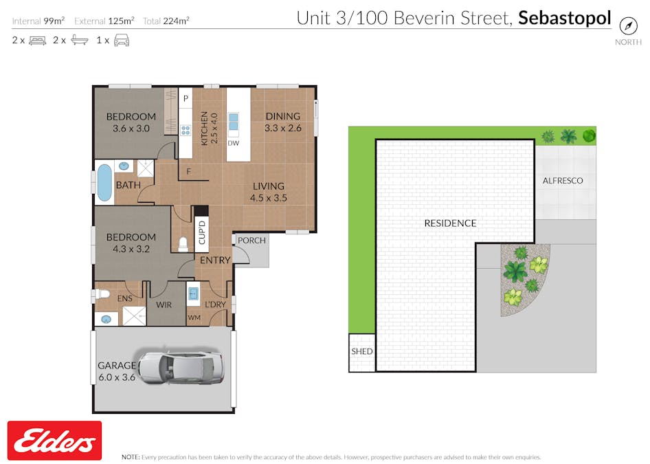 3/100a Beverin Street, Sebastopol, VIC, 3356 - Floorplan 1