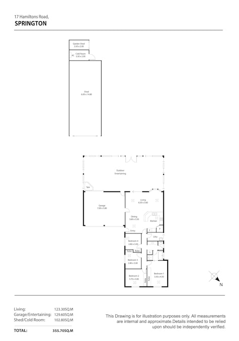 17  Hamiltons Road, Springton, SA, 5235 - Floorplan 1