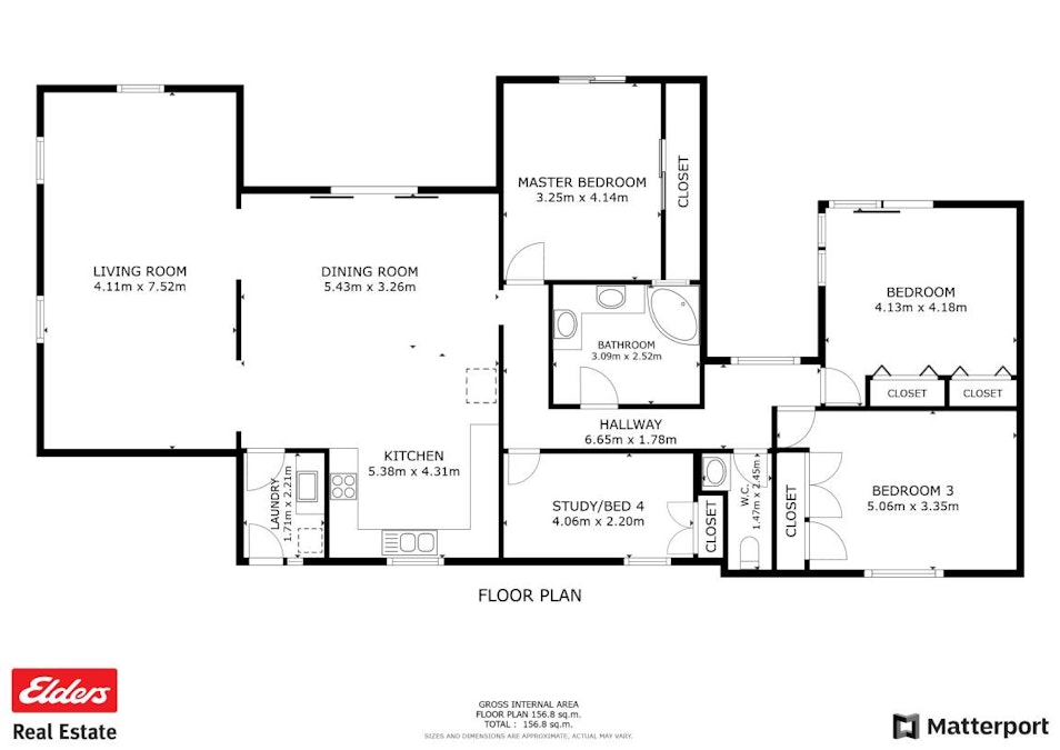 396 Frenches Road, Jennapullin, WA, 6401 - Floorplan 1