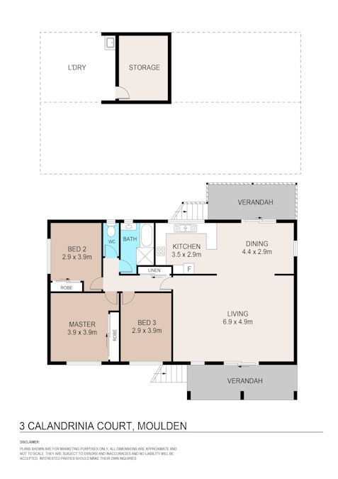 3 Calandrinia Court, Moulden, NT, 0830 - Floorplan 1