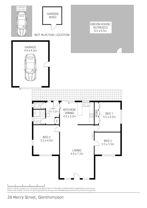 26 Henry Street, Glenthompson, VIC, 3293 - Floorplan 1