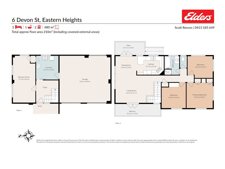 6 Devon Street, Eastern Heights, QLD, 4305 - Floorplan 1