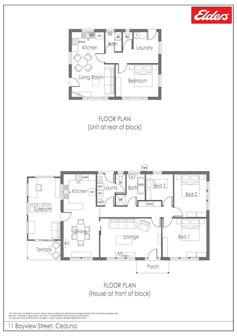11 Bayview Street, Ceduna, SA, 5690 - Floorplan 1