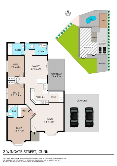 2 Wingate Street, Gunn, NT, 0832 - Floorplan 1