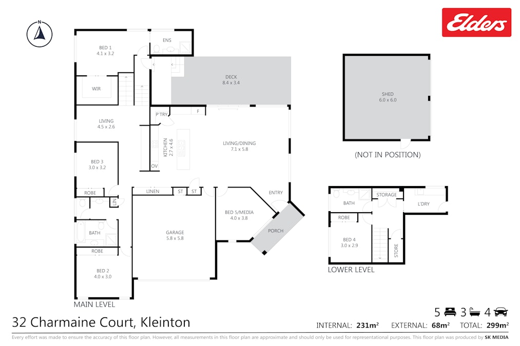 32 Charmaine Court, Kleinton, QLD, 4352 - Floorplan 1