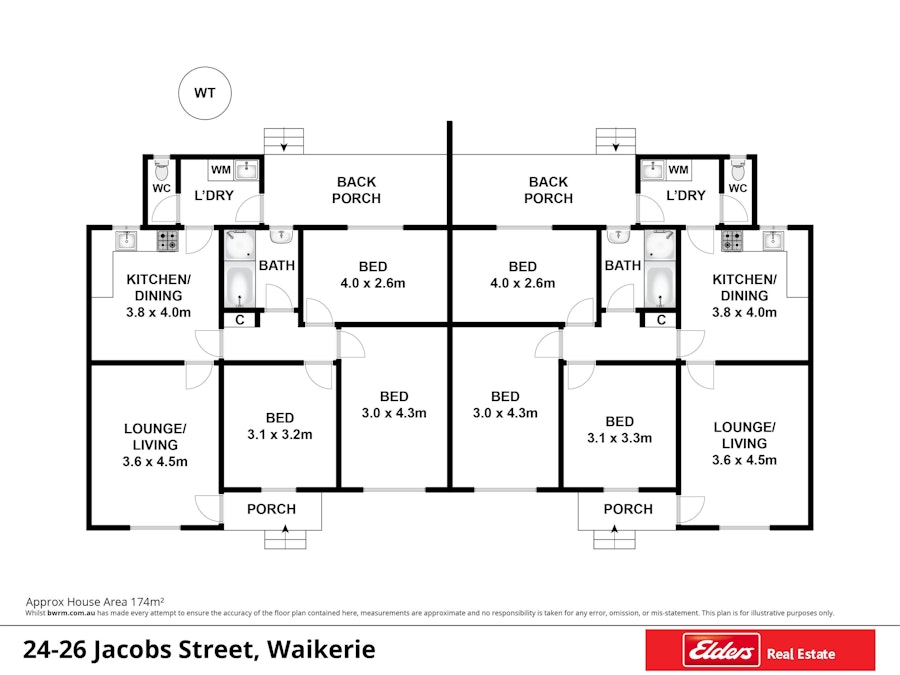 24-26 Jacobs Street, Waikerie, SA, 5330 - Floorplan 1