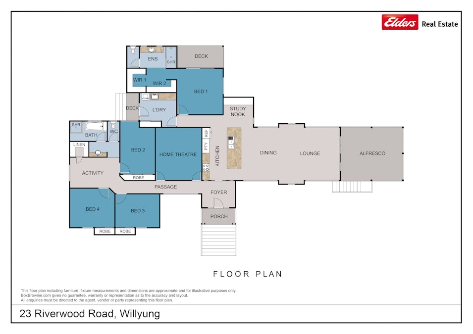 23 Riverwood Road, Willyung, WA, 6330 - Floorplan 1