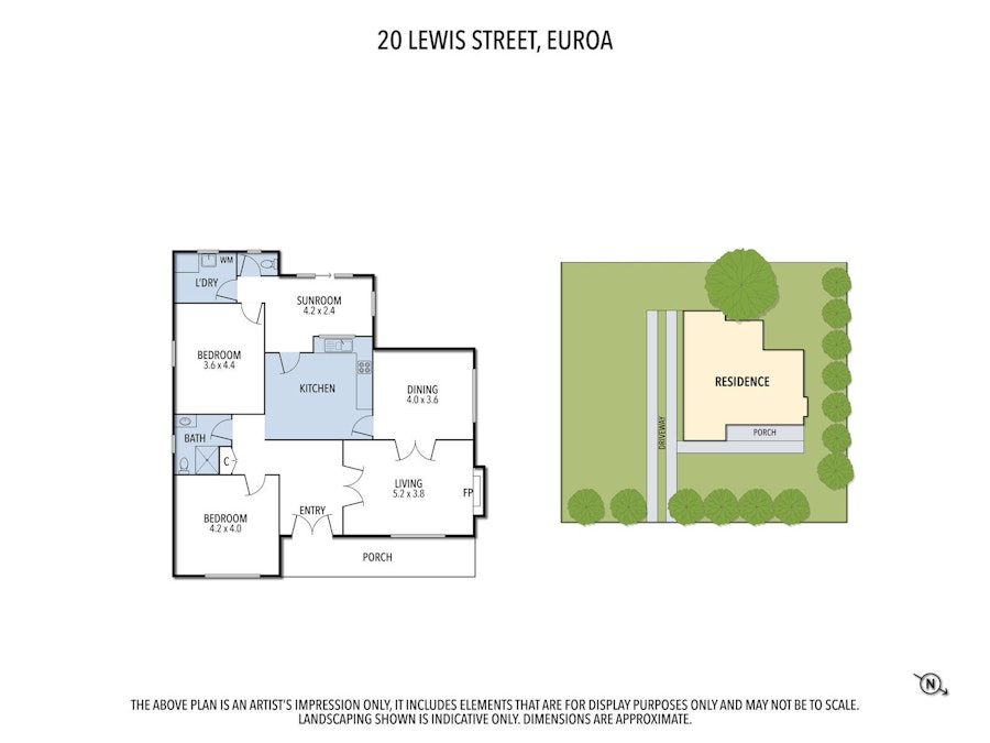 20 Lewis Street, Euroa, VIC, 3666 - Floorplan 1