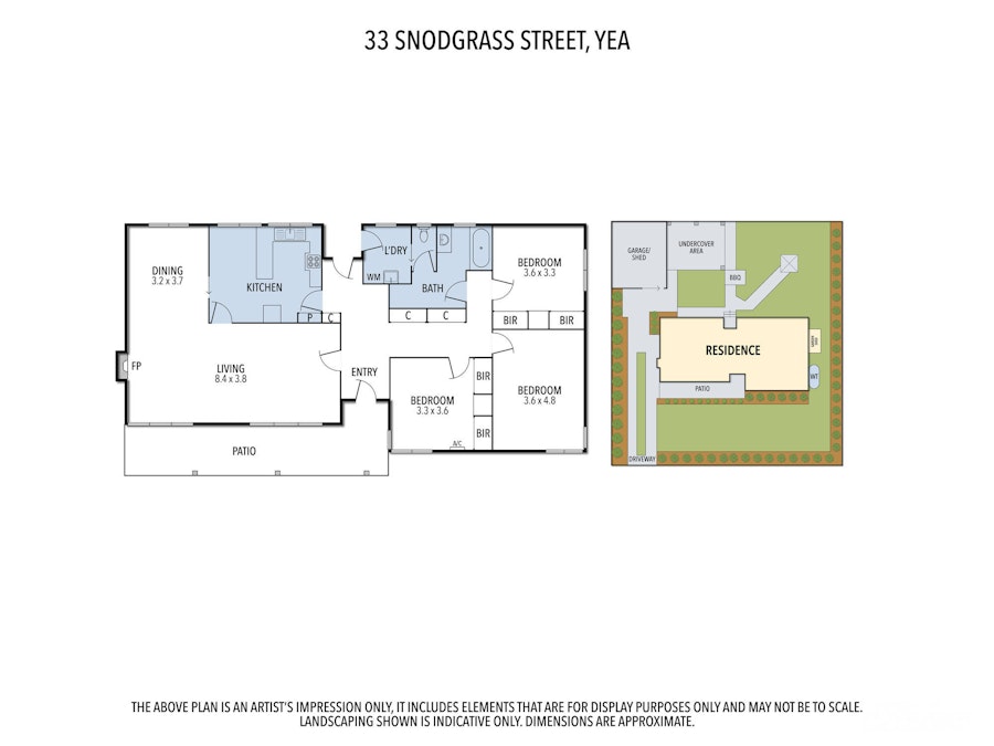 33 Snodgrass Street, Yea, VIC, 3717 - Floorplan 1