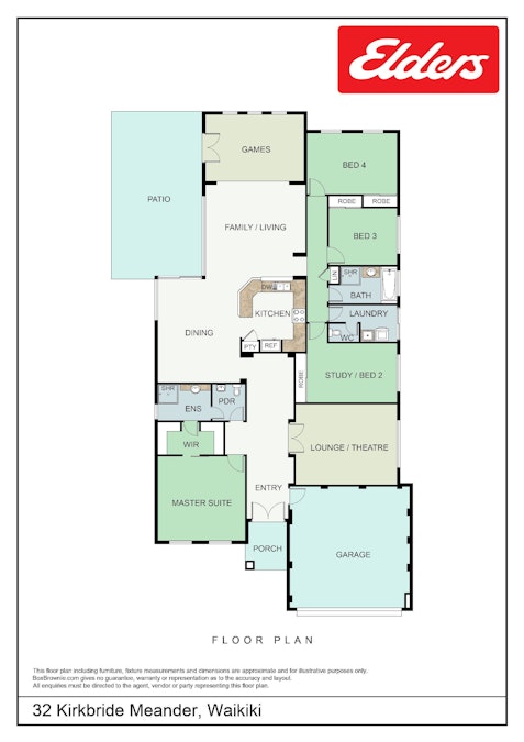 32 Kirkbride Meander, Waikiki, WA, 6169 - Floorplan 1