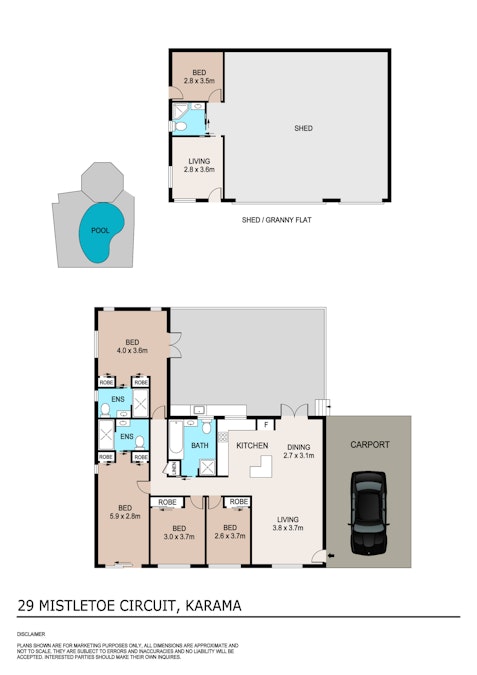 29 Mistletoe Circuit, Karama, NT, 0812 - Floorplan 1