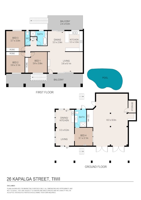 26 Kapalga Street, Tiwi, NT, 0810 - Floorplan 1