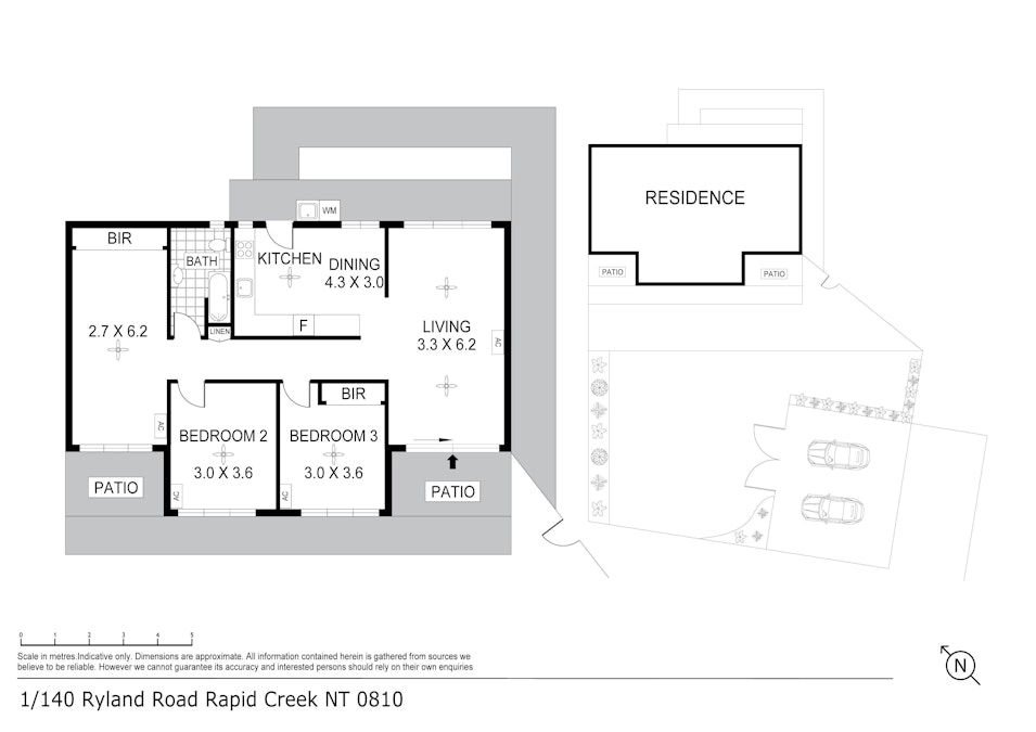 1/140 Ryland Road, Rapid Creek, NT, 0810 - Floorplan 1