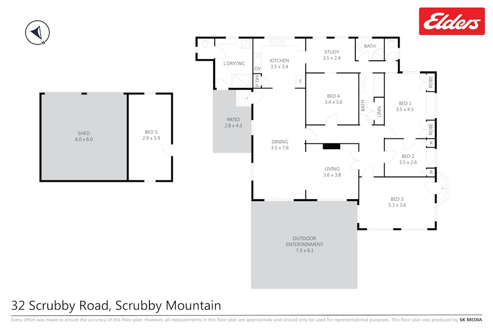 32 Scrubby Road, Scrubby Mountain, QLD, 4356 - Floorplan 1