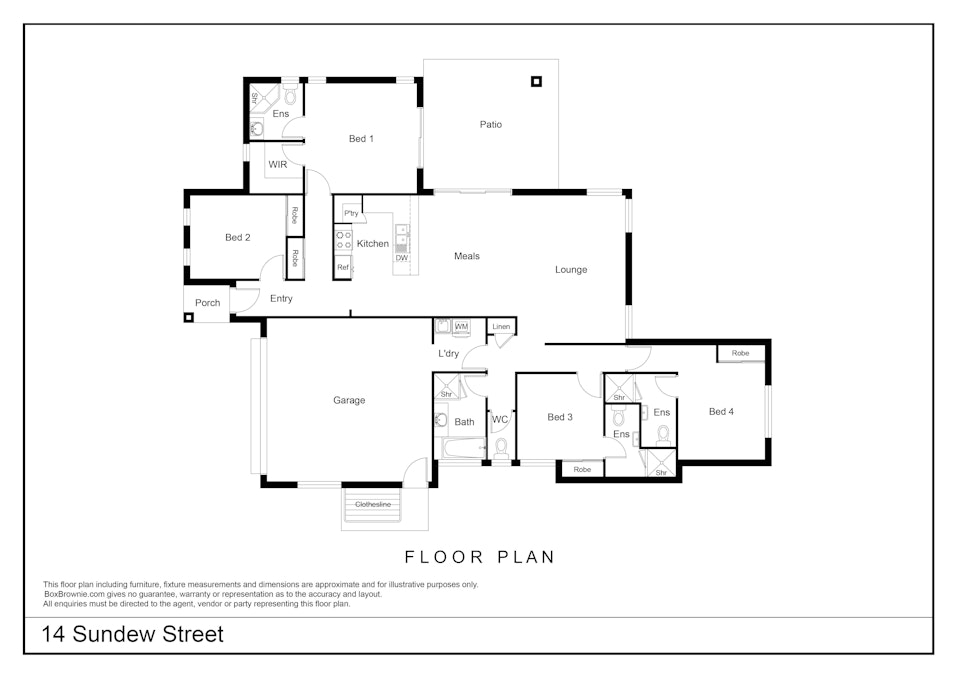 14 Sundew Street, New Auckland, QLD, 4680 - Floorplan 1