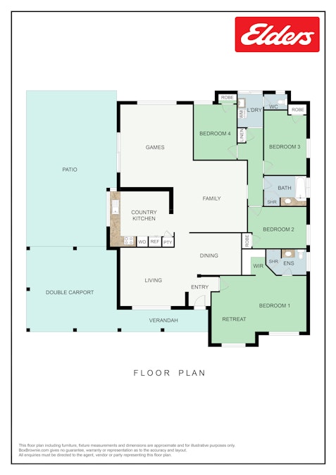 116 Coronata Drive, Warnbro, WA, 6169 - Floorplan 1